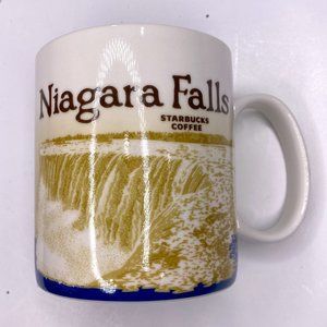 Starbucks Coffee, Niagara Falls, Collector Series, 16 oz. mug in white and blue